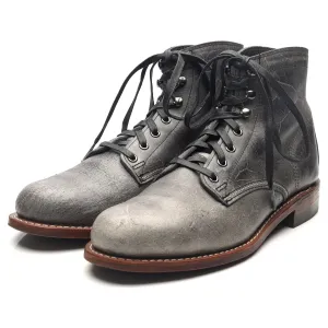 1000 Mile 'Evans' Grey Leather Boots UK 6.5 US 7.5