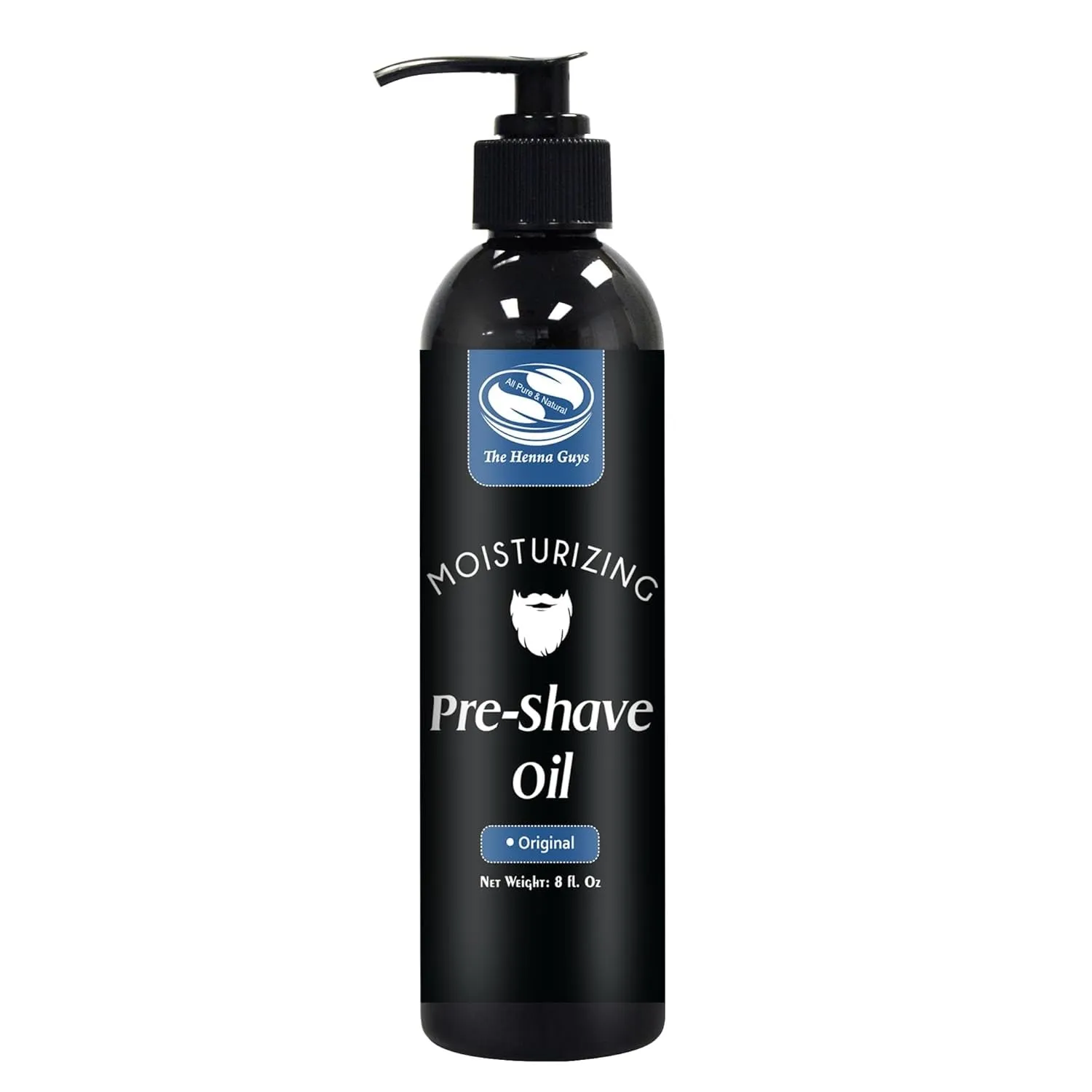 8 Fl. Oz, Lemongrass & Eucalyptus Pre Shave Oil for Men, Premium Pre Shave Oil, Excellent Shaving Oil for Men, Prepares for a Burns Free Shave, Works with Straight or Safety Razor