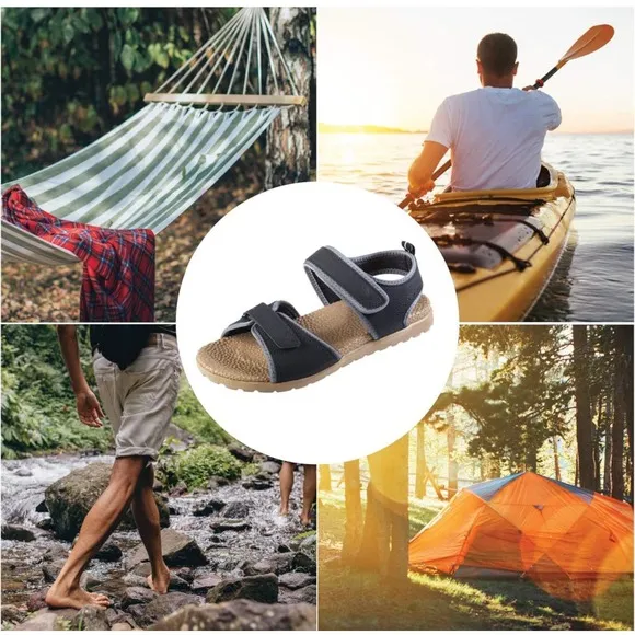 Acorn Men's Everywear Grafton Sandal | Sz 12 Lightweight with Cushioned Footbed