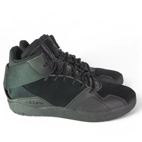 Adidas Originals Crestwood Mid Casual Sneakers &quot;Triple Black&quot; F37218 Men's 11.5