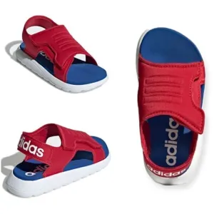 ADIDAS Comfort Toddler Boys Sandals in Red &amp; Blue Size 9 NEW