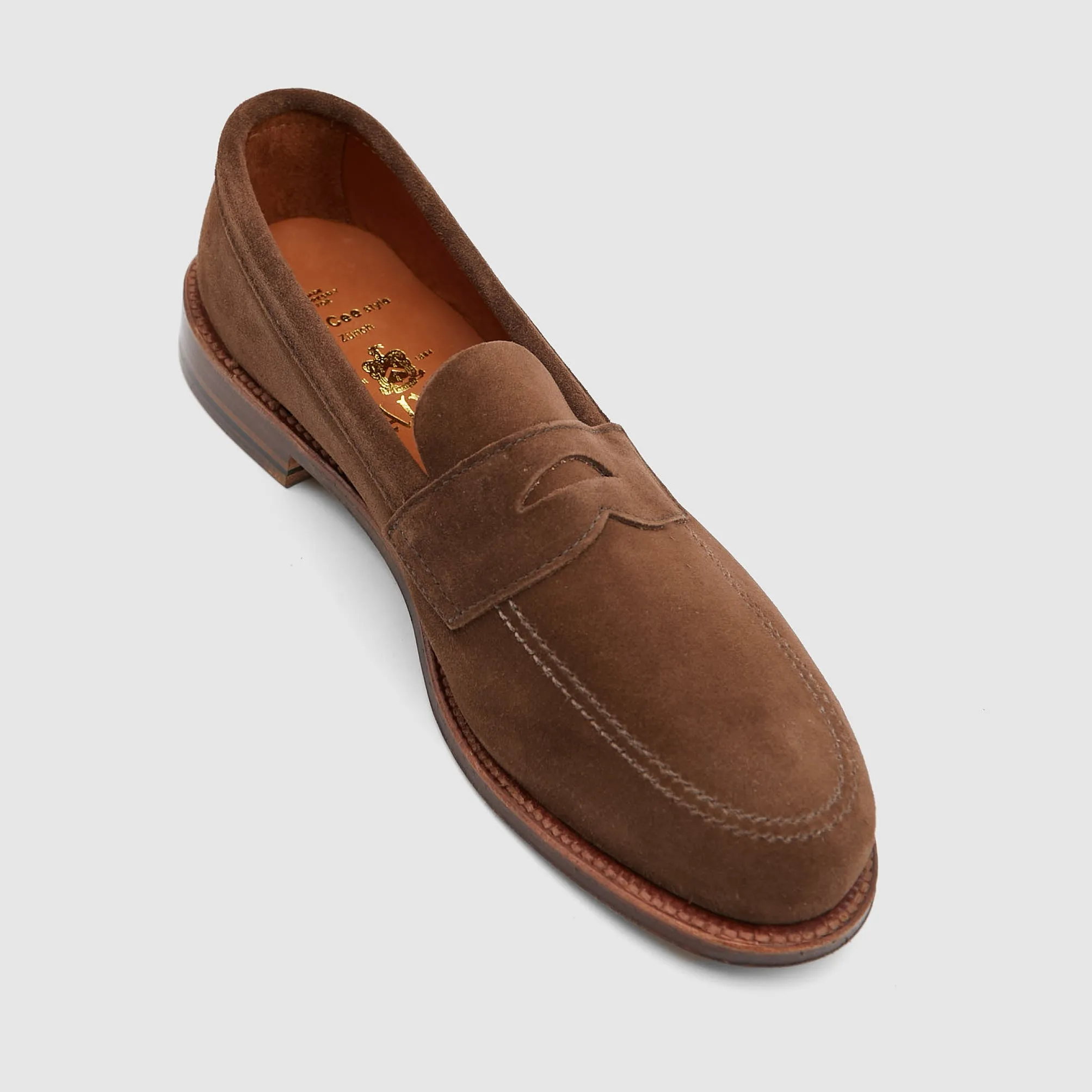 Alden Penny Loafer 5736F Dark Brown Suede