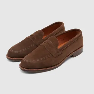Alden Penny Loafer 5736F Dark Brown Suede