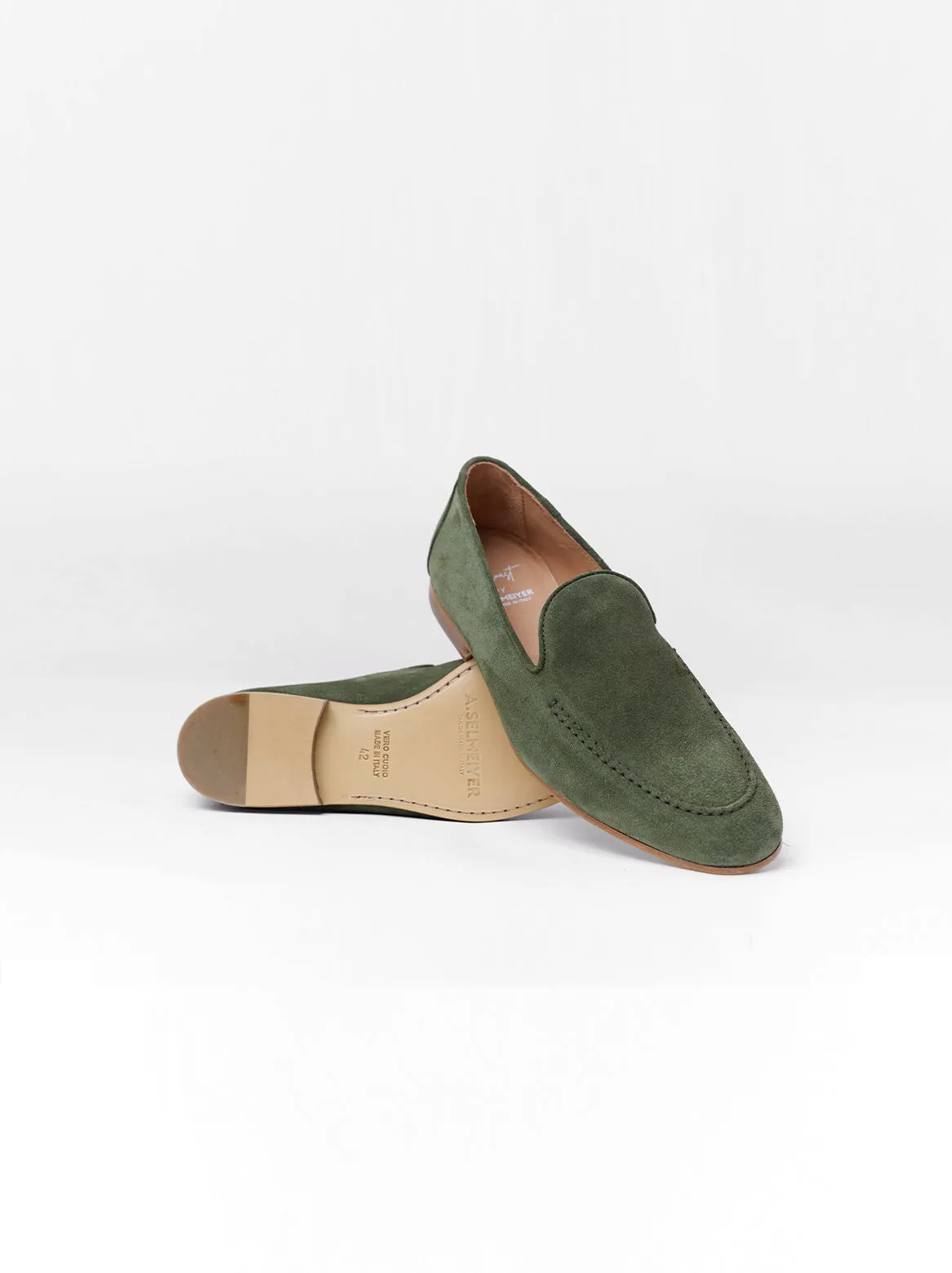 Alessandro Loafer in Moss Green