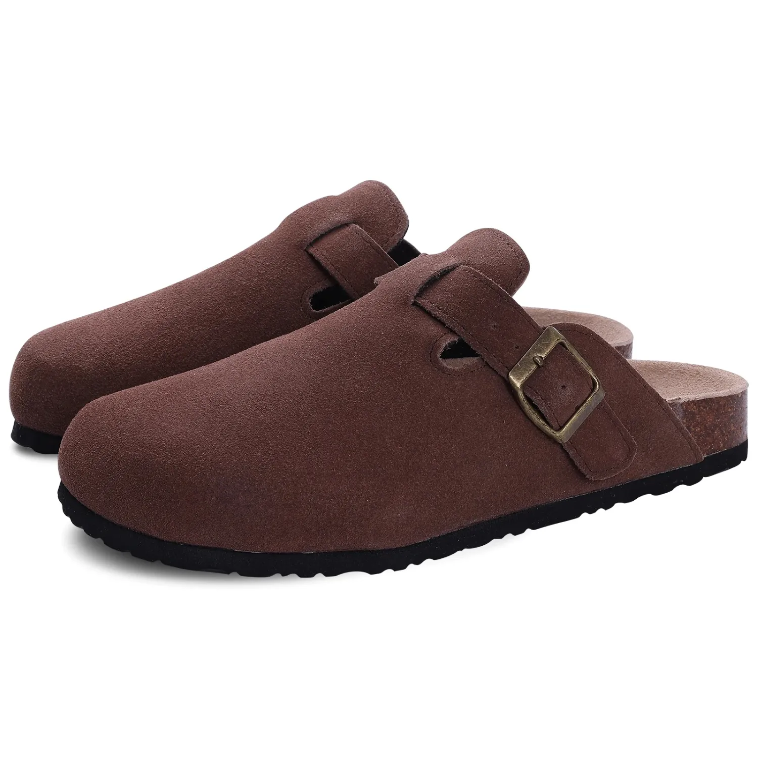 Alicia® | Robust Suede Clogs