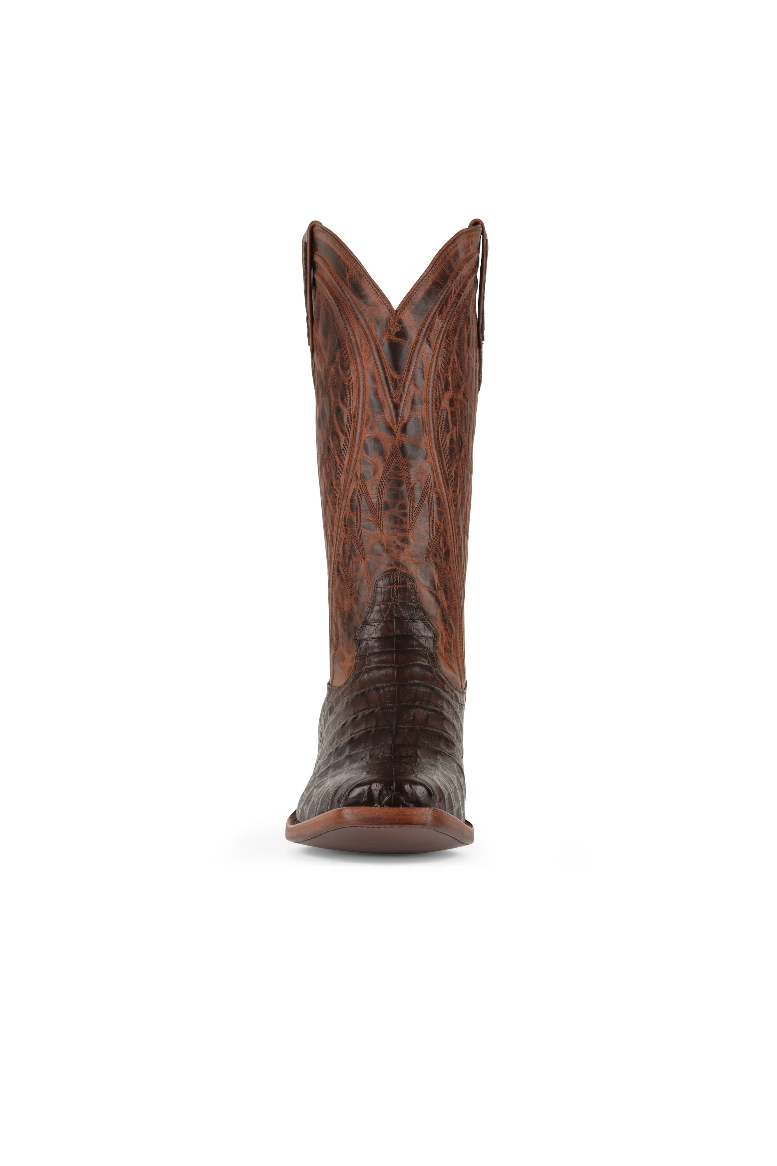 Allens Brand - James - Cutter Toe - Tobacco Caiman