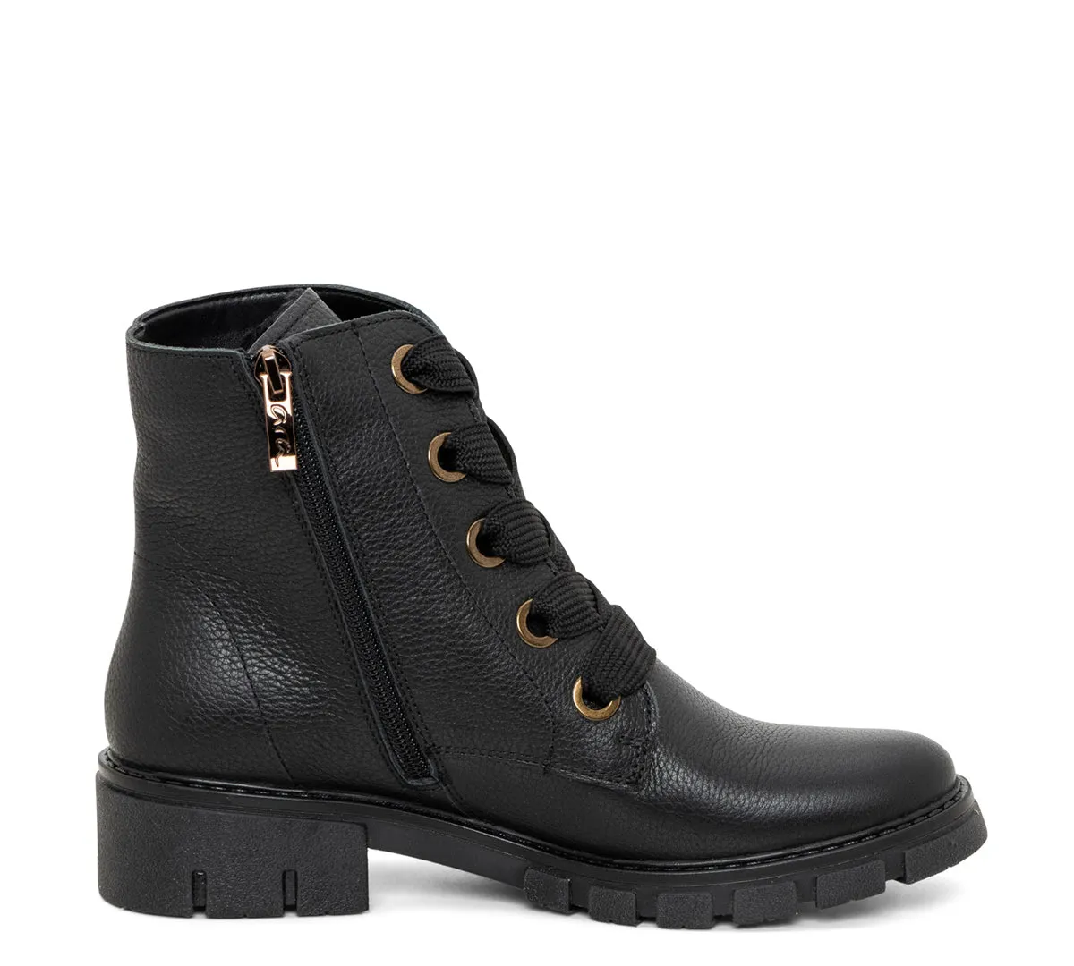 ARA DEBBIE BLACK LEATHER