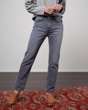arts jean mid rise straight - tracing grey