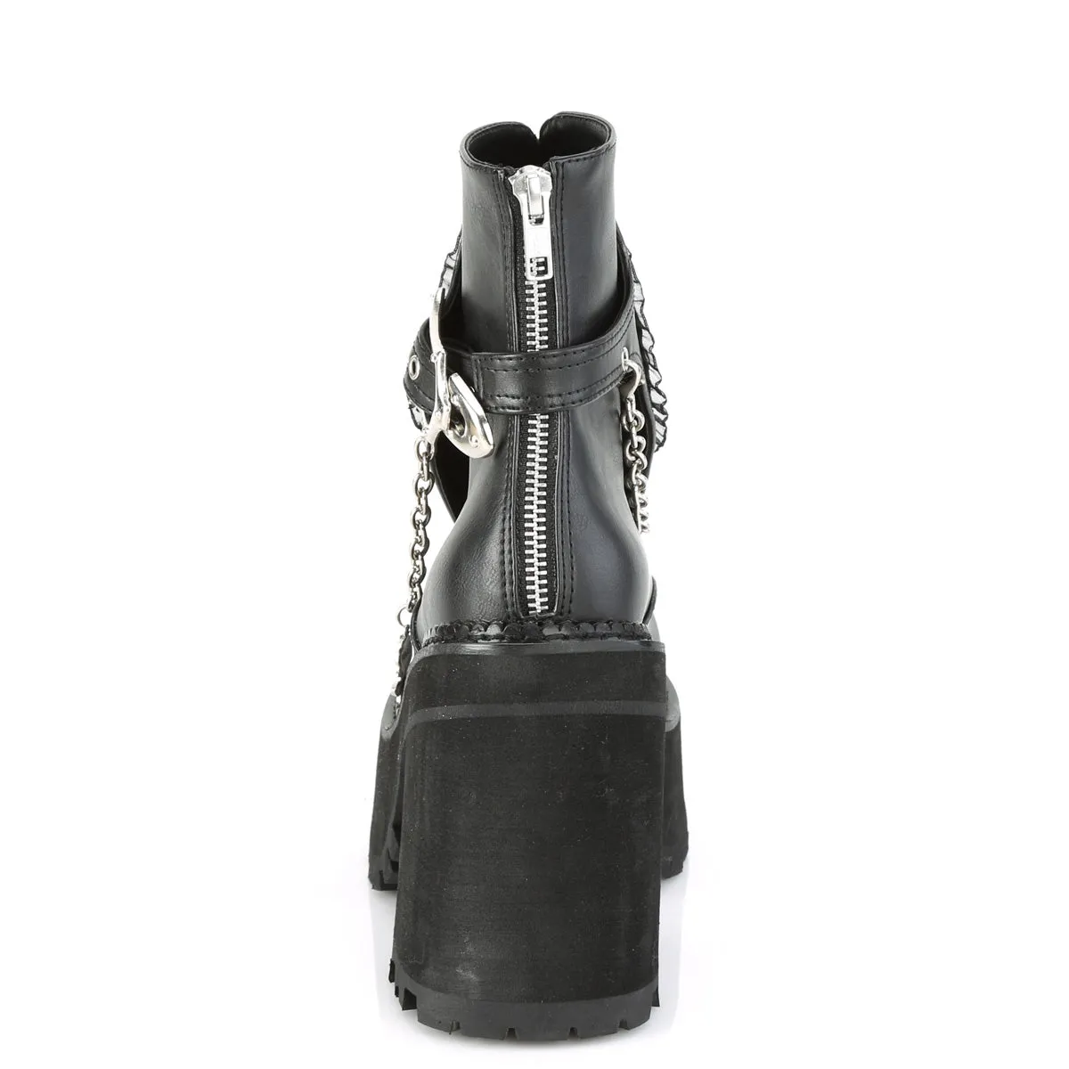 ASSAULT-55  Black Vegan Leather