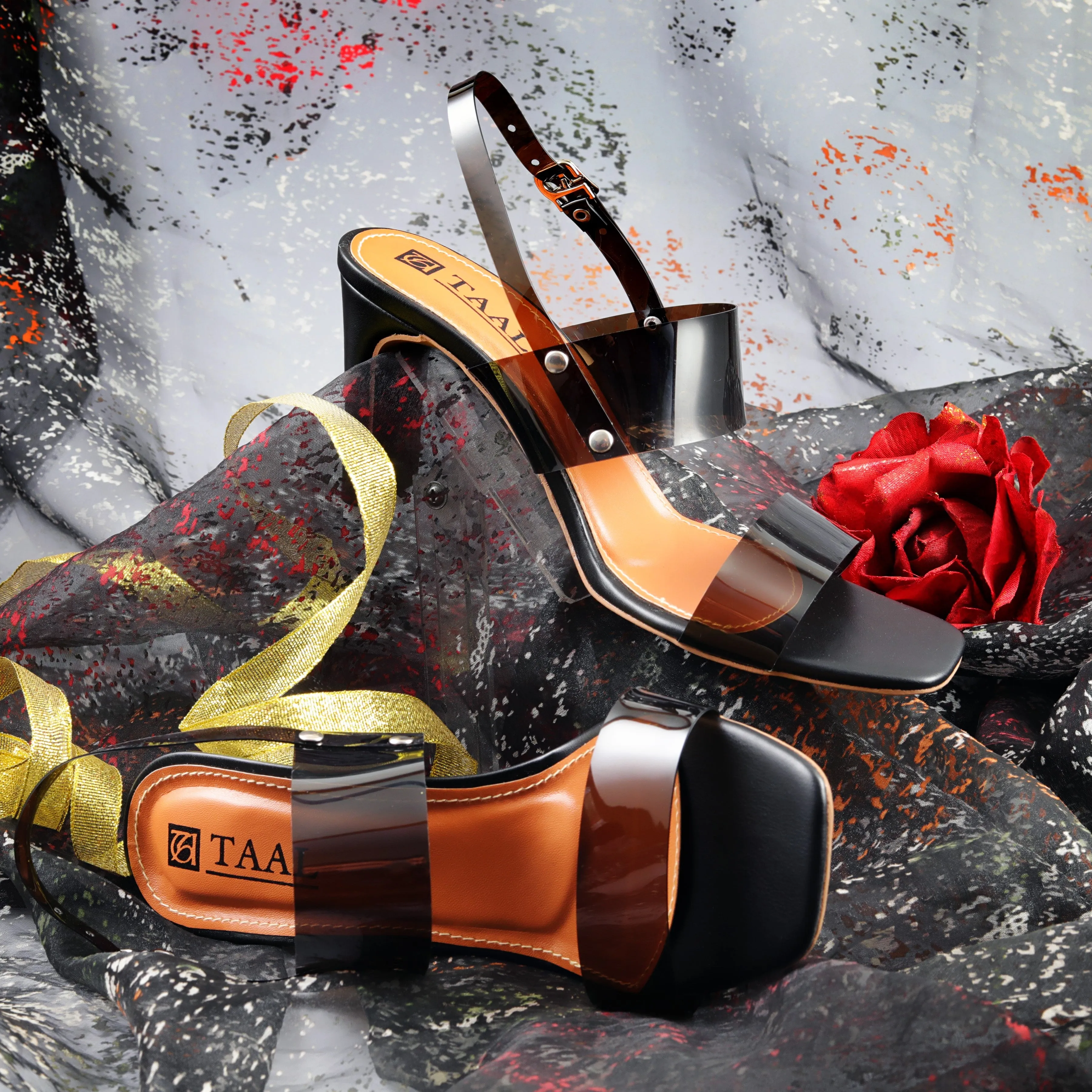 Bella Black Women Heels sandal
