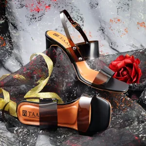 Bella Black Women Heels sandal