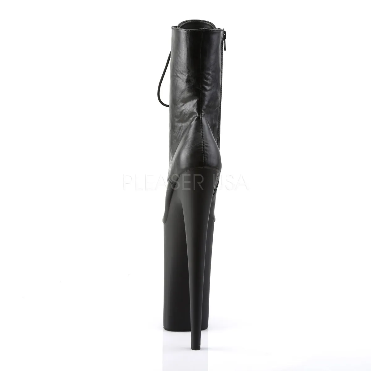 BEYOND-1020  Black Faux Leather/Black Matte