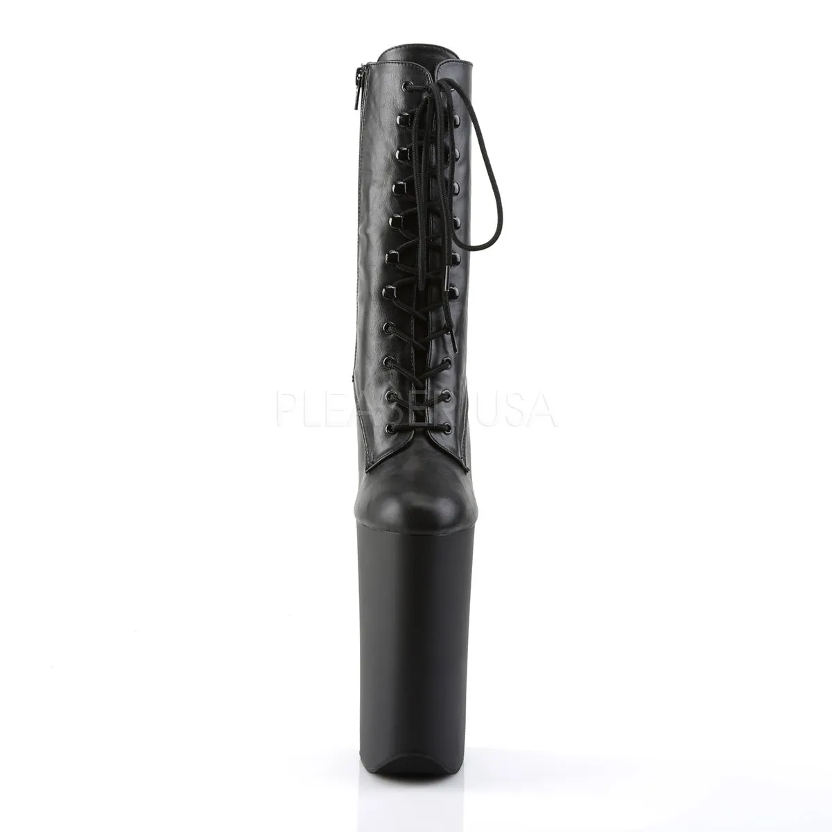 BEYOND-1020  Black Faux Leather/Black Matte