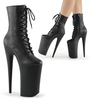 BEYOND-1020  Black Faux Leather/Black Matte