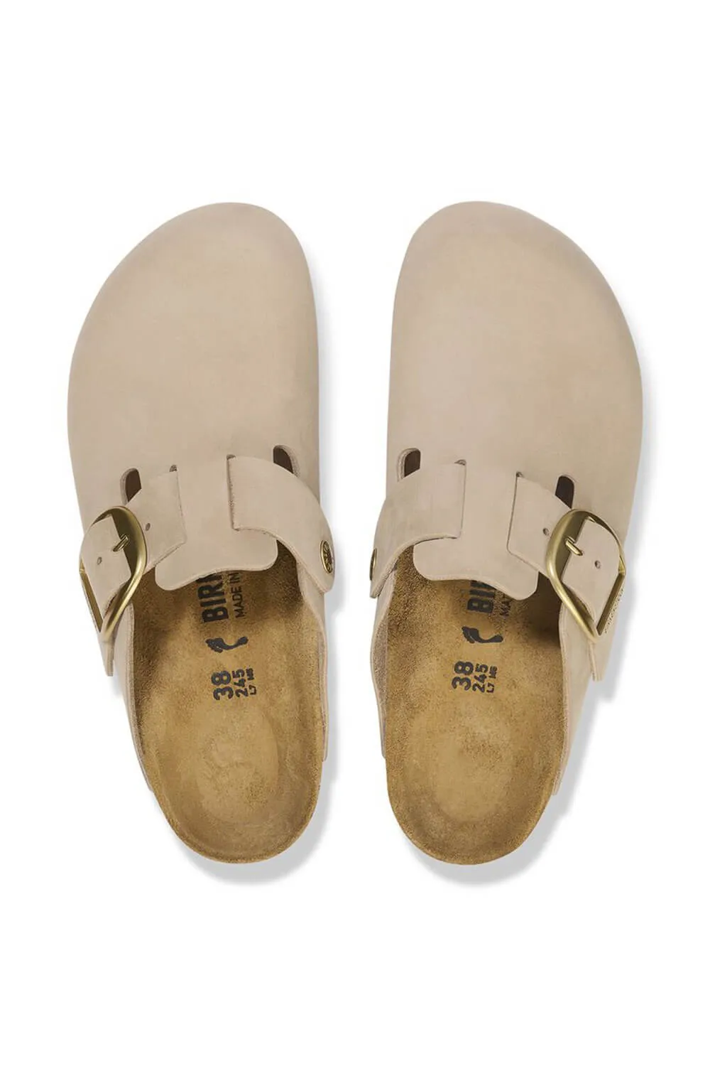 Birkenstock Boston Big Buckle Clogs for Women in Sandcastle | 1028052