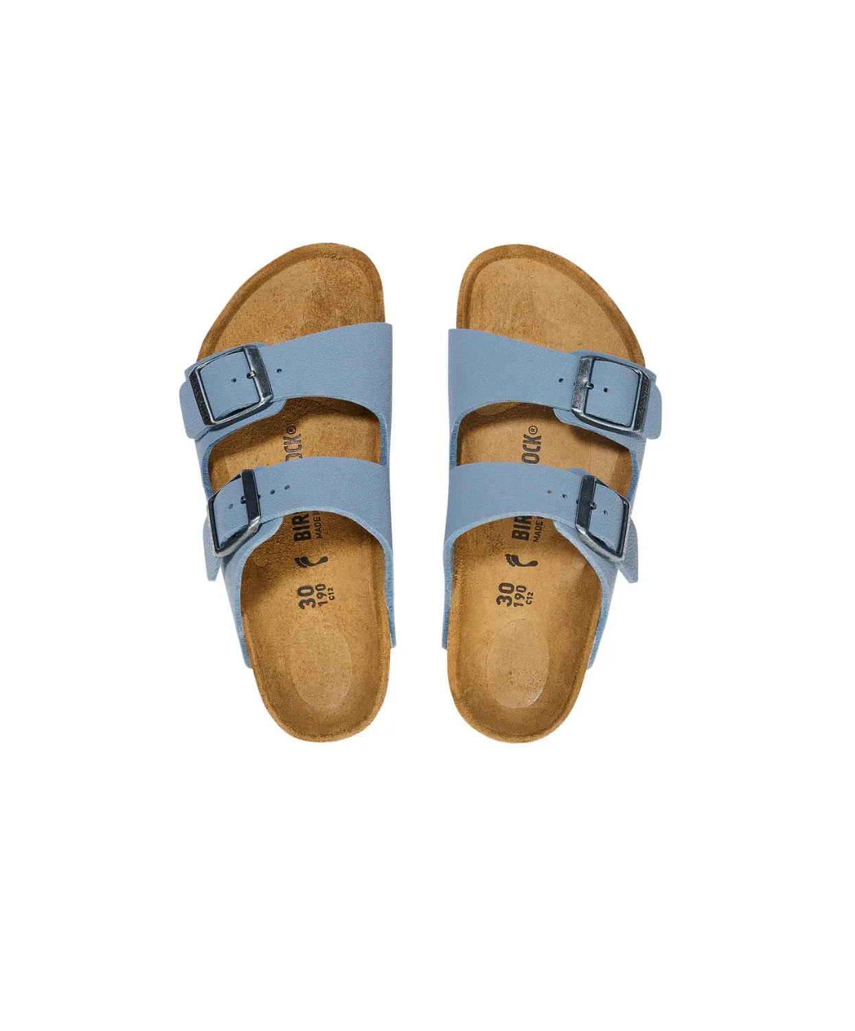 Birkenstock Kids Arizona BirkiBuc Elemental Blue Sandals
