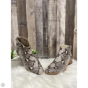 Boots Ankle Heels By Dolce Vita In Snakeskin Print, Size: 11