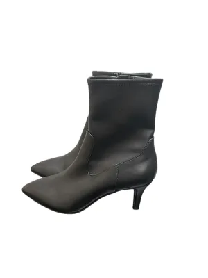 Boots Ankle Heels By Dv In Black, Size: 8