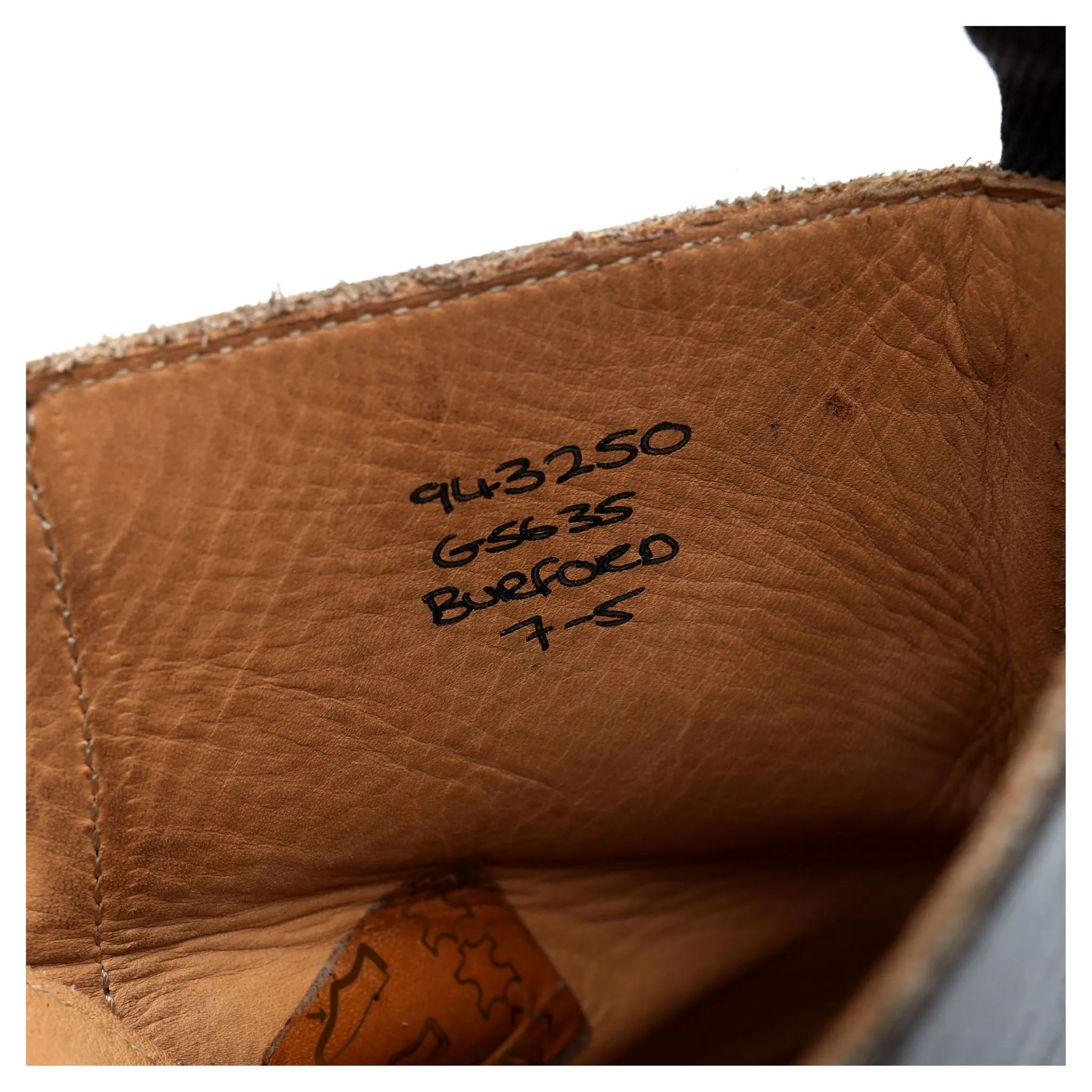 'Burford' Dark Brown Leather Boots UK 7