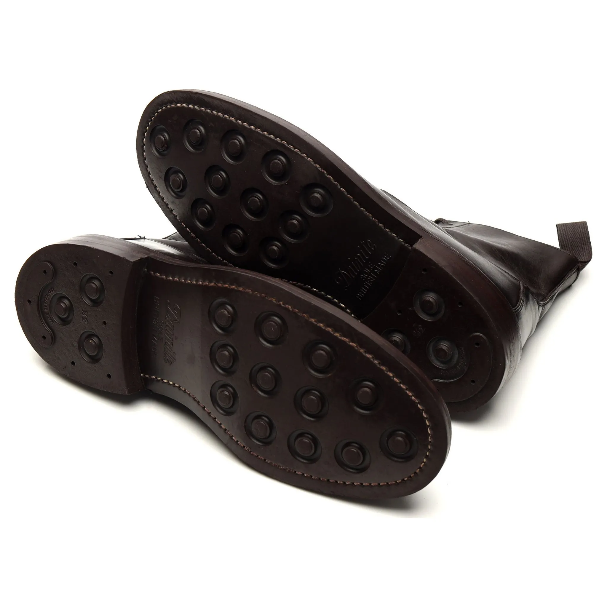 'Burford' Dark Brown Leather Boots UK 7
