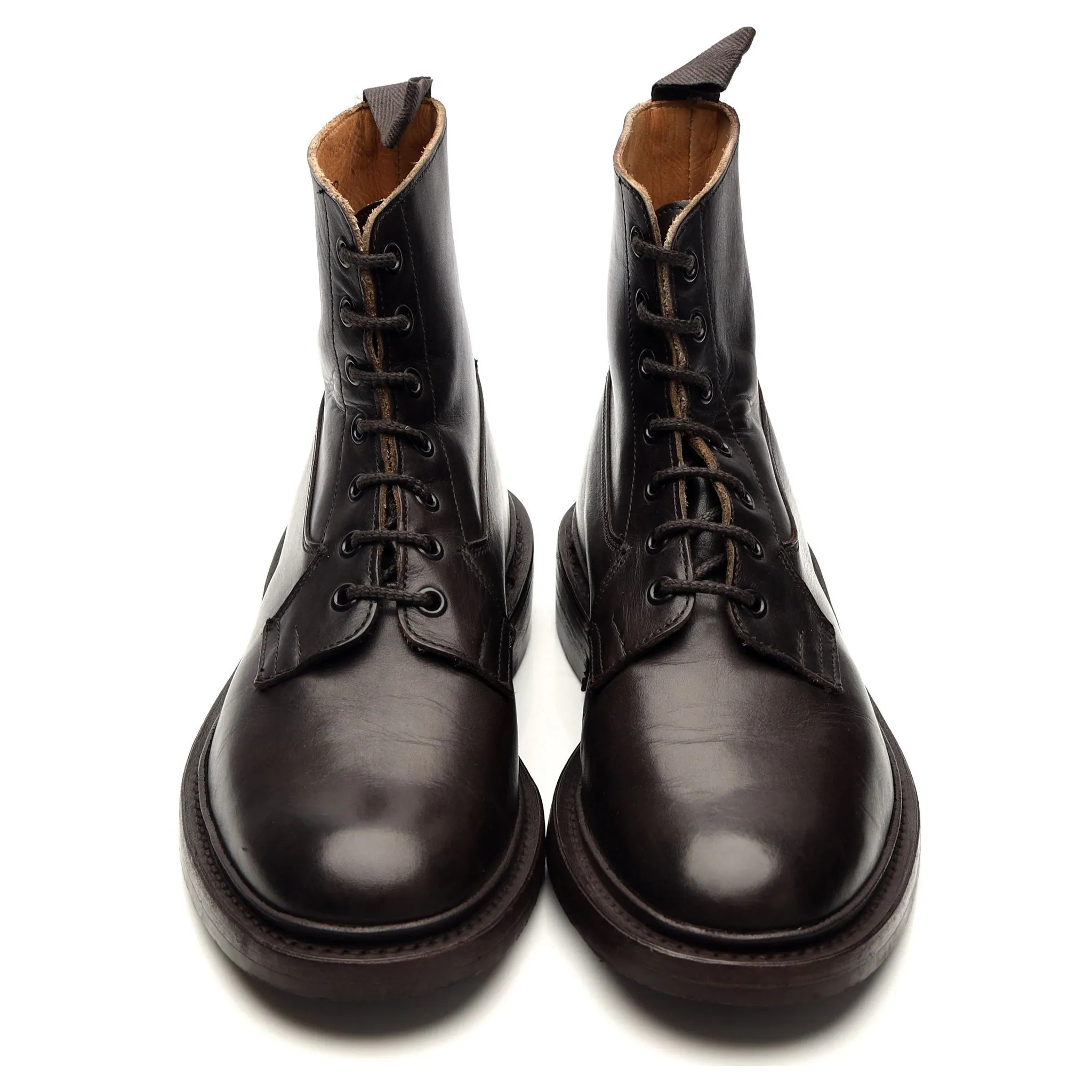 'Burford' Dark Brown Leather Boots UK 7