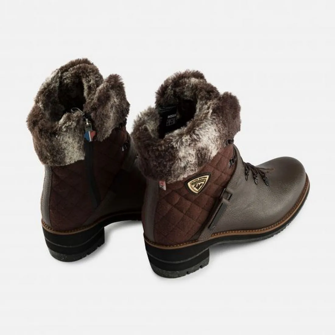 Buty zimowe damskie ROSSIGNOL 1907 MEG LTD brązowe
