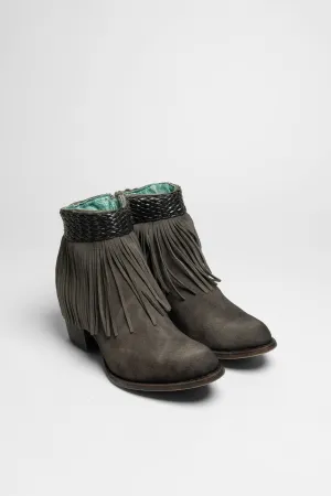 C3099 Damen Schwarz Grau