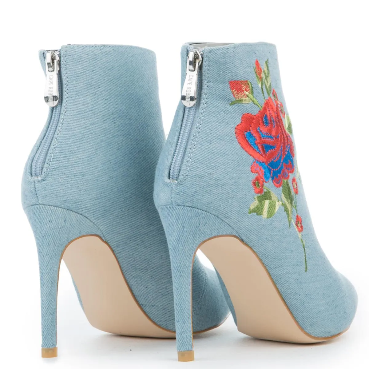 Cape Robbin Mini-101 Denim Bootie Denim Blue