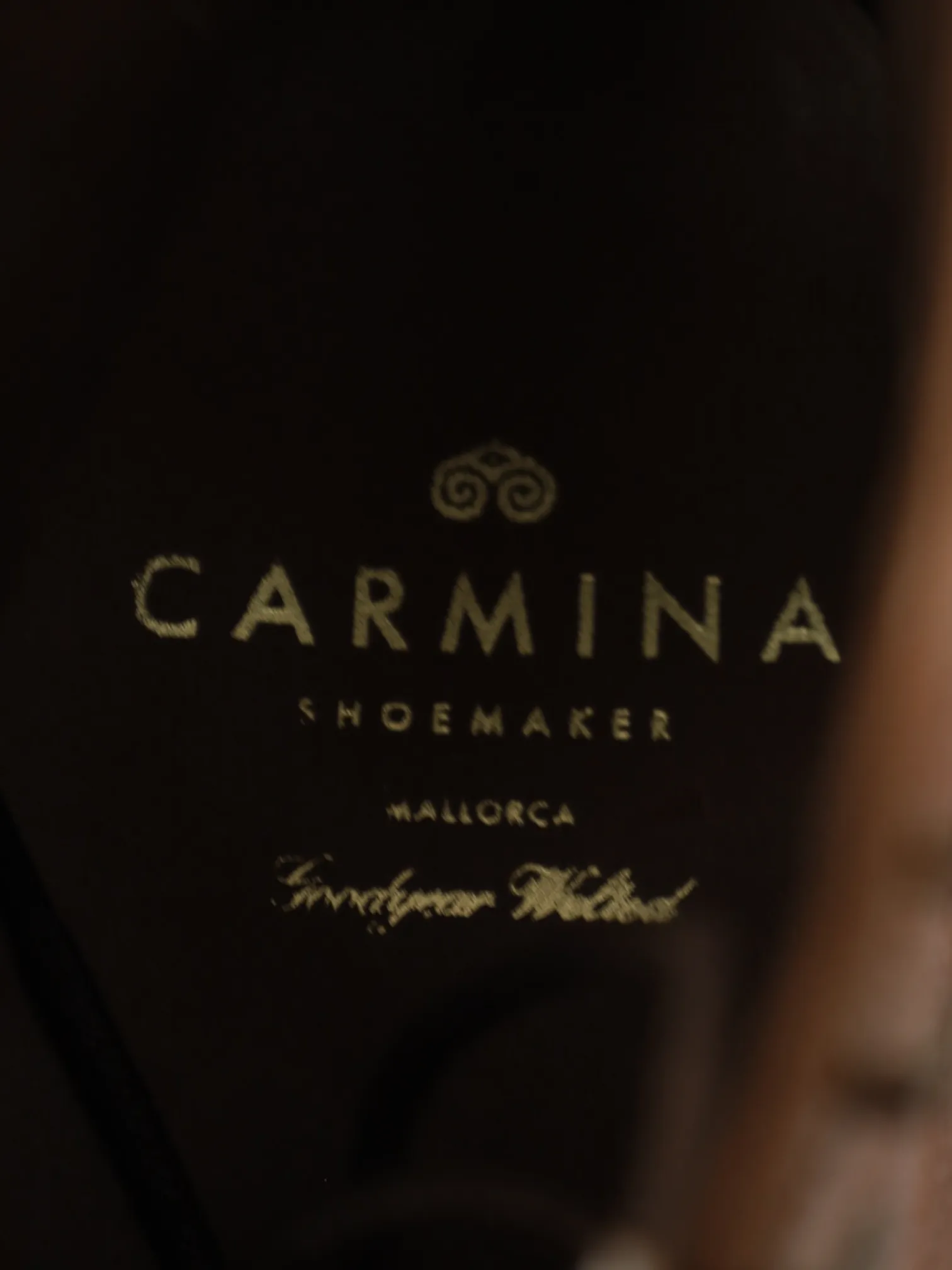 Carmina Cognac Brown Grain Leather Balmoral Boots