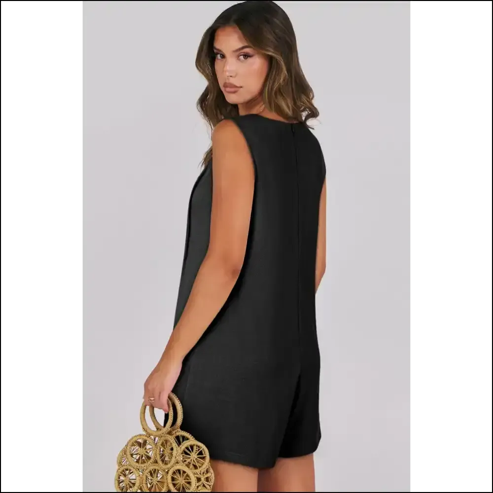 Chic Black Tie Romper: Dress to Impress (or Distress) from Needful Things! 😈