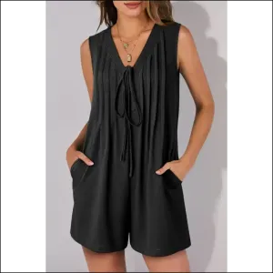 Chic Black Tie Romper: Dress to Impress (or Distress) from Needful Things! 😈