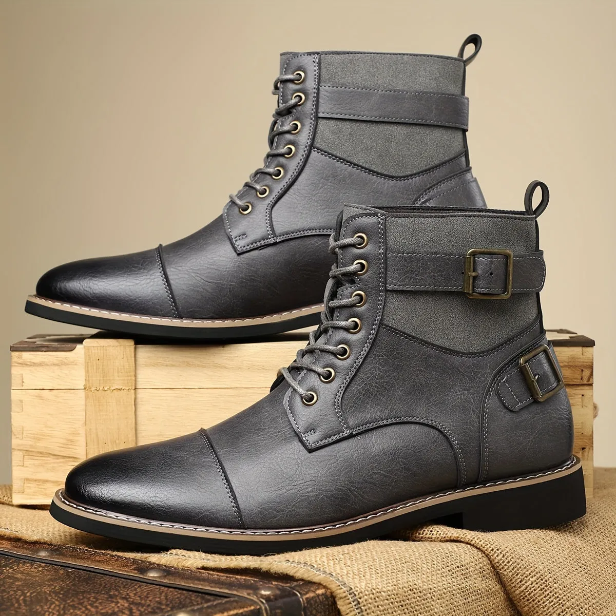 Chris - Leather Heritage Boots