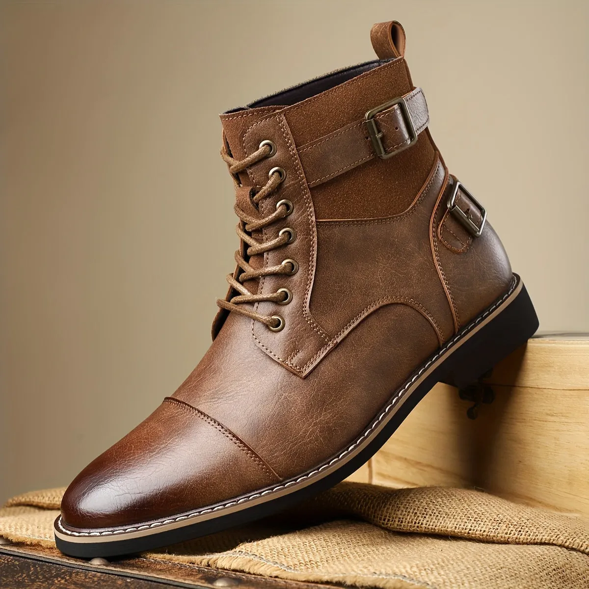 Chris - Leather Heritage Boots