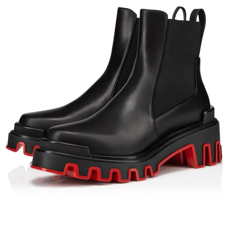 Christian Louboutin Marchacroche Dune Flat in Black | In-Store Only