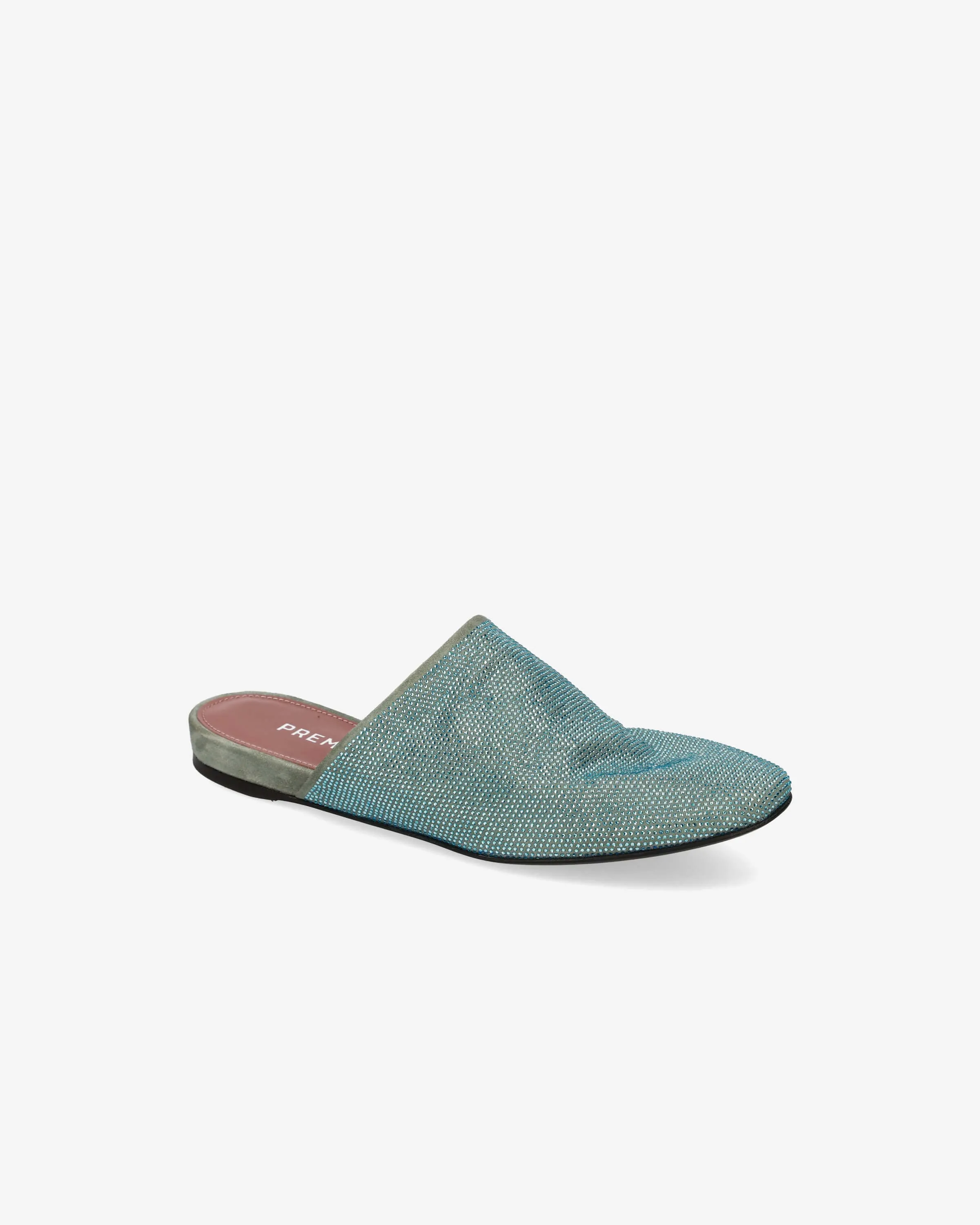 Clogs with Rhinestones and Internal Wedge M7009D