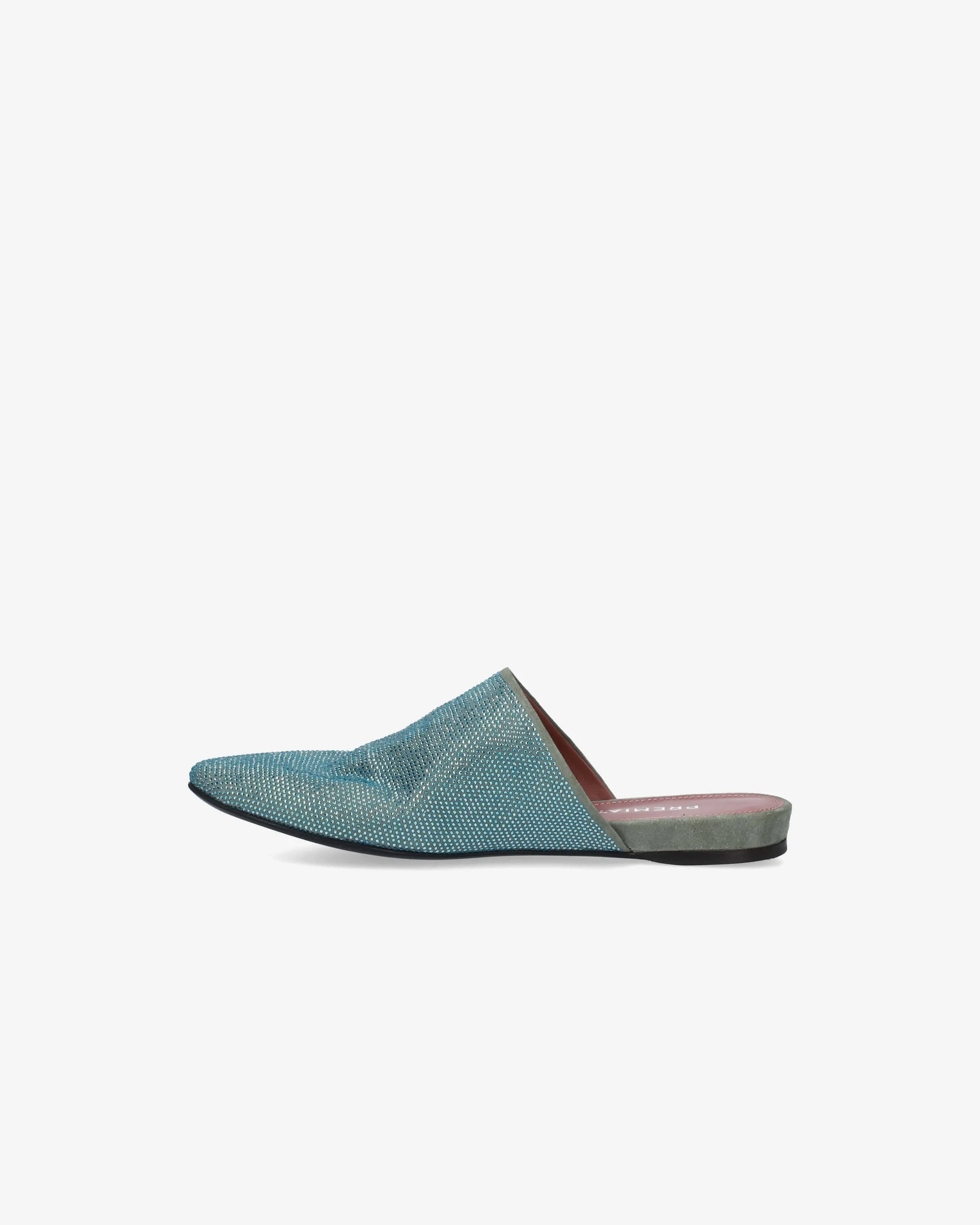 Clogs with Rhinestones and Internal Wedge M7009D
