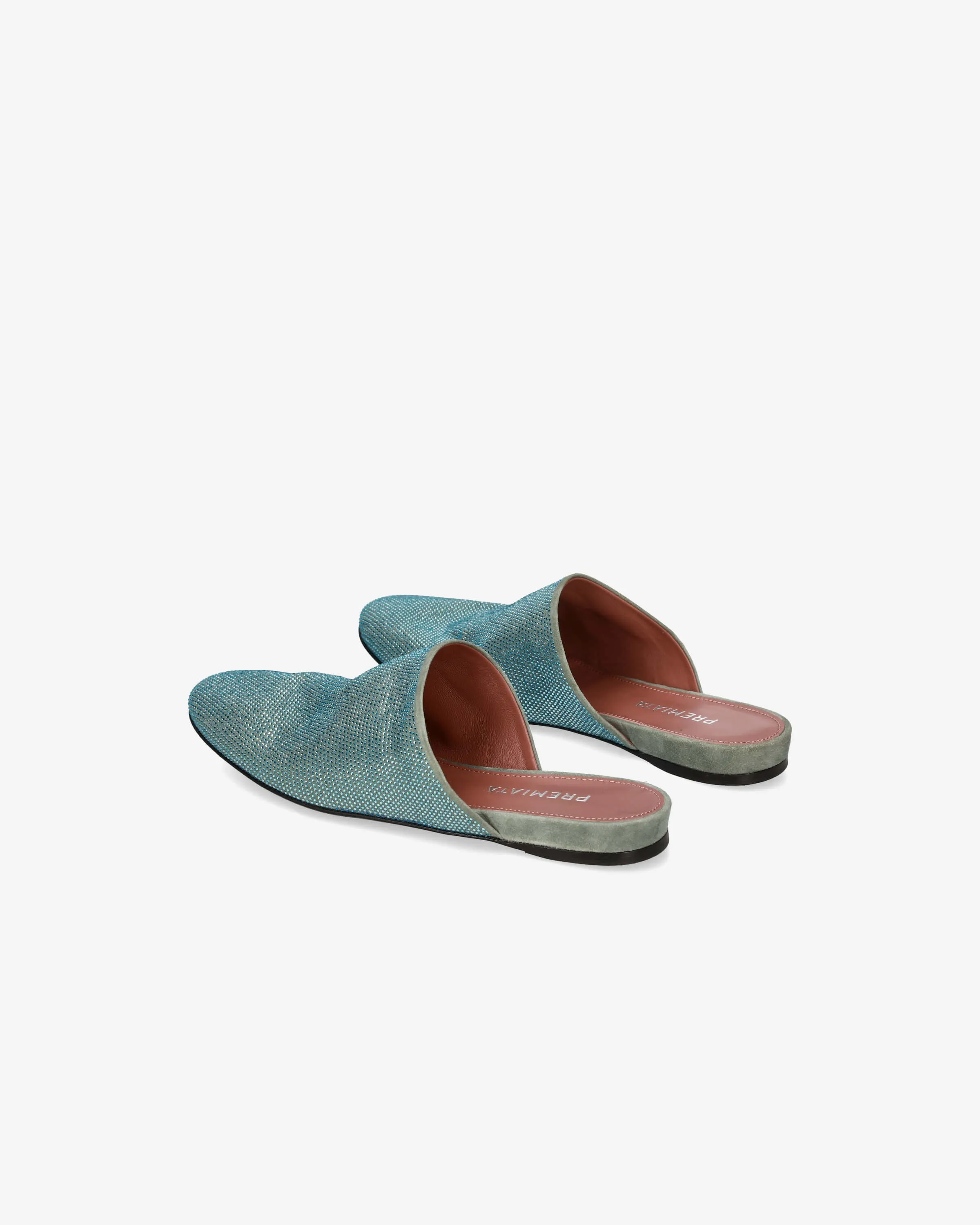 Clogs with Rhinestones and Internal Wedge M7009D
