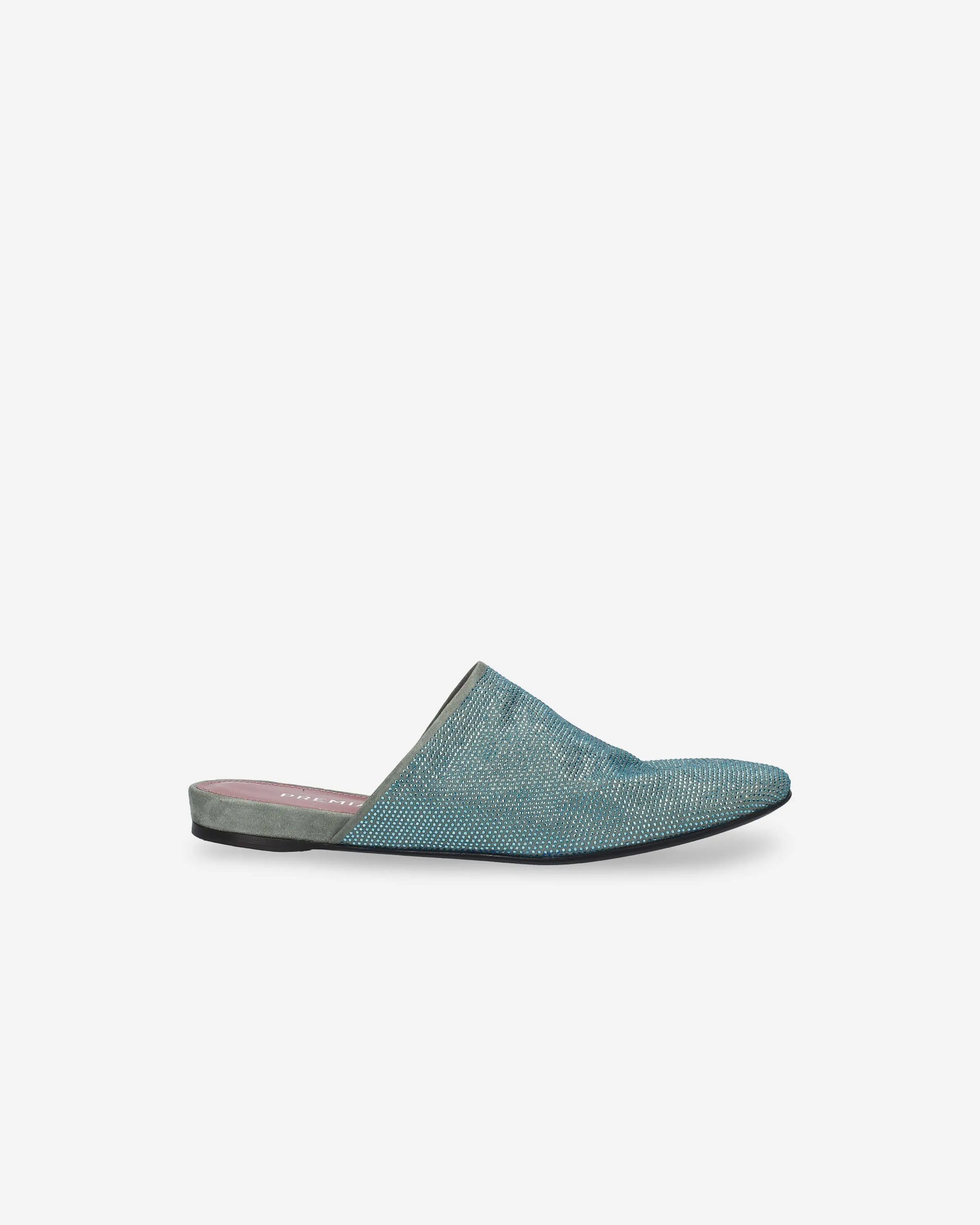 Clogs with Rhinestones and Internal Wedge M7009D
