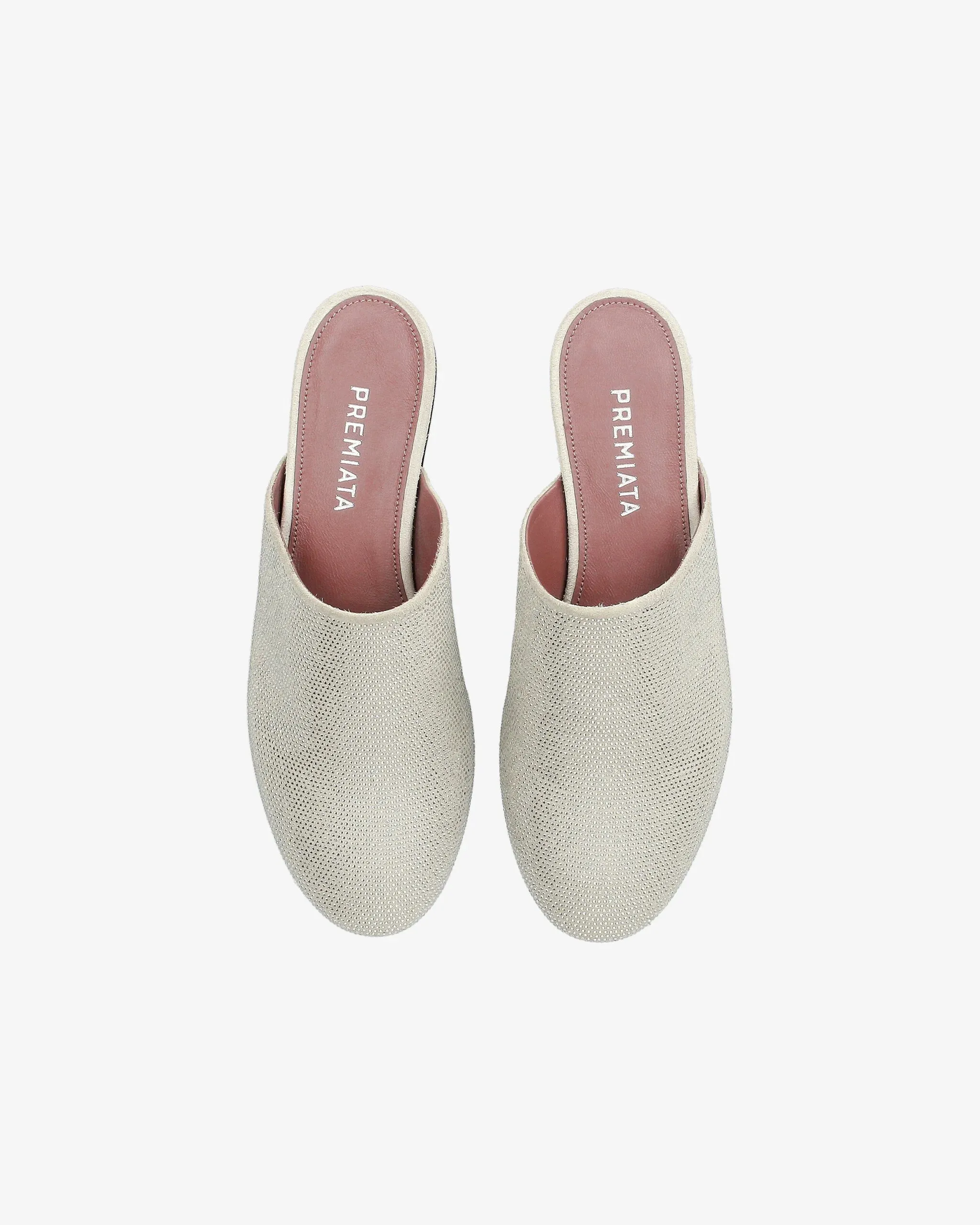 Clogs with Rhinestones and Internal Wedge M7009E