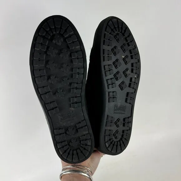 Cougar Dubliner-SN Shoes Women's 7 Black Suede Nylon Waterproof Faux Lapin Fur