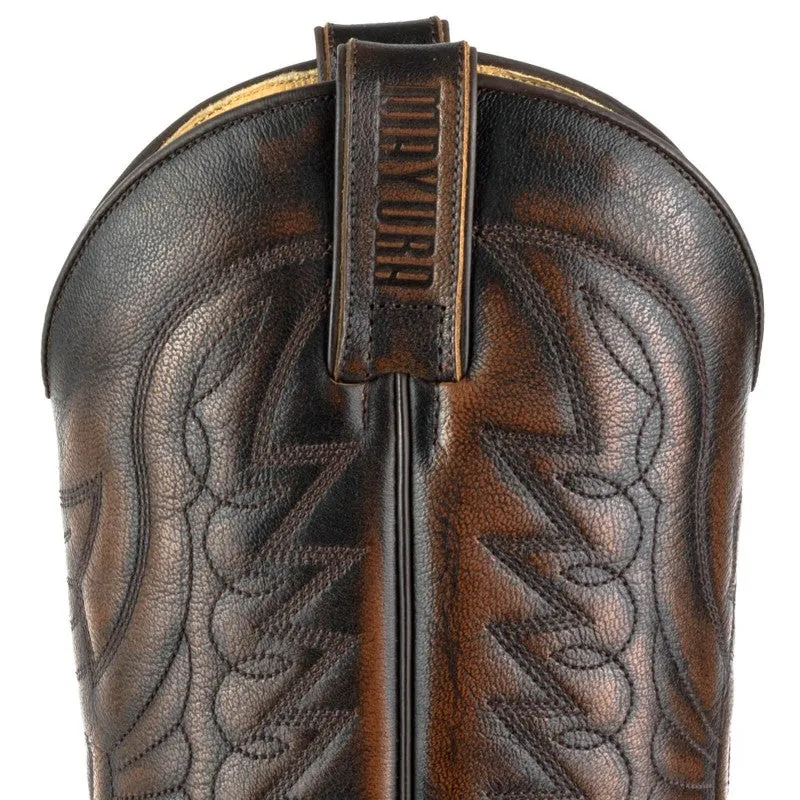 Cowboy Boots for Women and Men Handcrafted Brown Leather 1935 Texanas