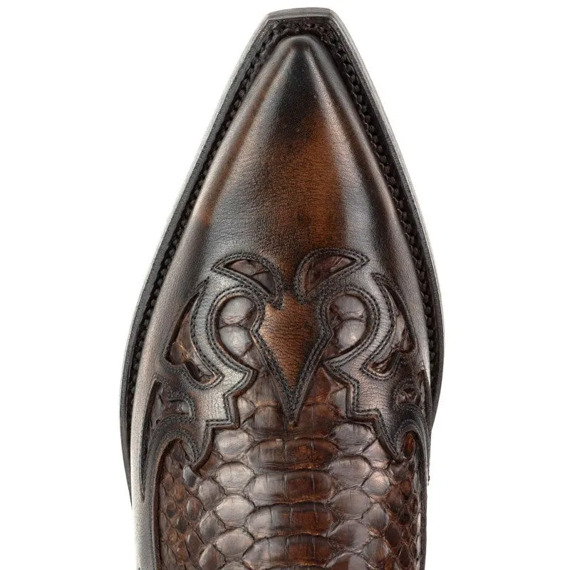 Cowboy Boots for Women and Men Handcrafted Brown Leather 1935 Texanas