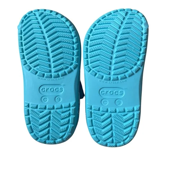 Crocs Kids' Fun Lab Mermaid Band Clogs Ice Blue NWT Size 8