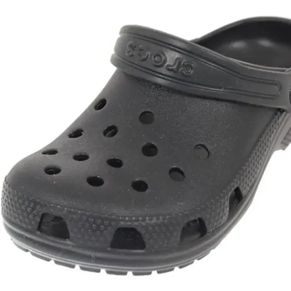 Crocs Kids' Toddler Black Classic Clog Shoes Size 9