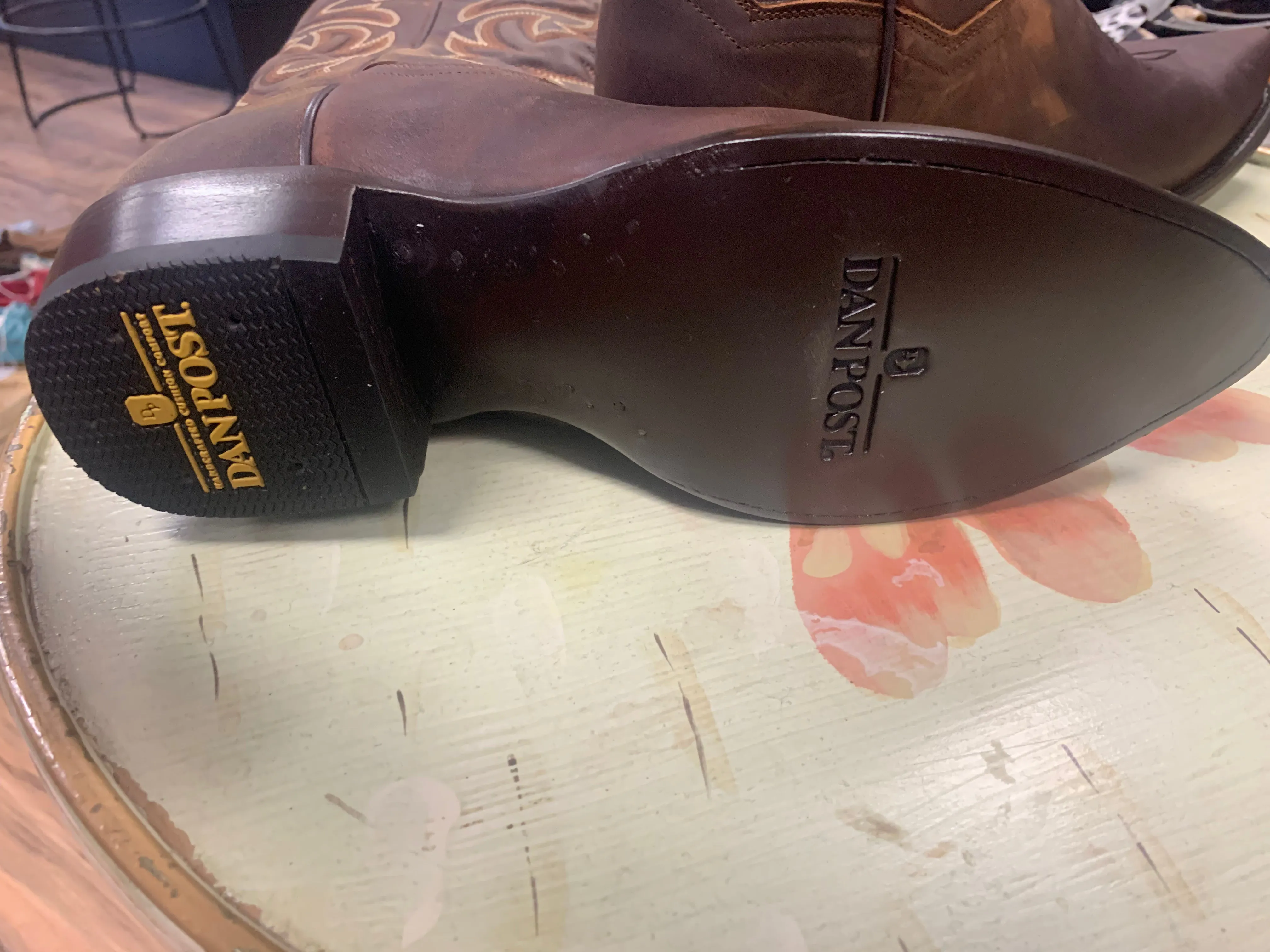 DAN POST MEN'S BAY APACHE SNIP TOE WESTERN BOOTS