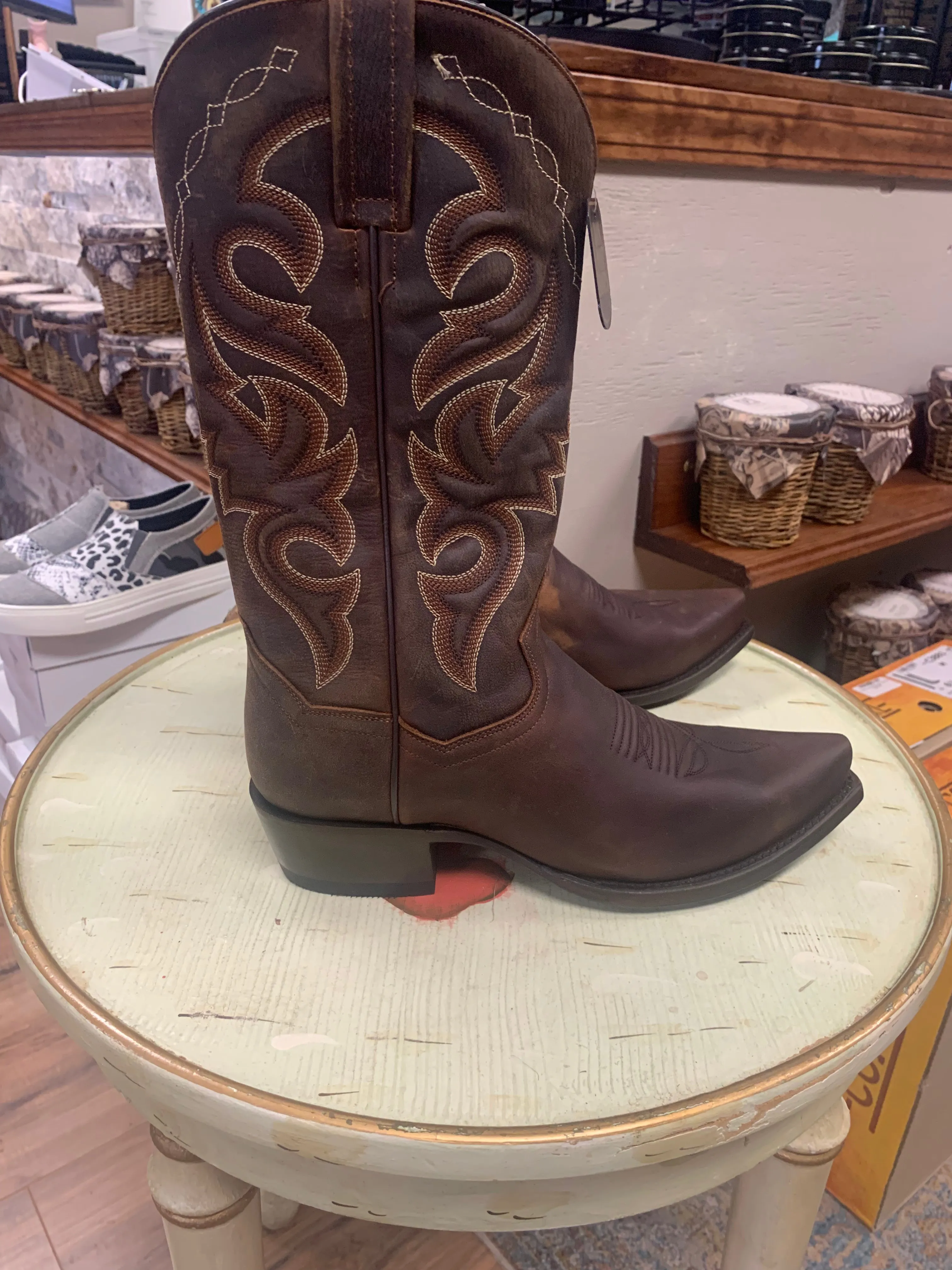 DAN POST MEN'S BAY APACHE SNIP TOE WESTERN BOOTS