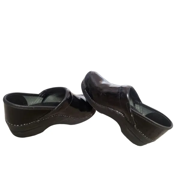 Dansko Clogs Black Womens 37/6.5-7 Professional Nursing Medical Contour Footbed