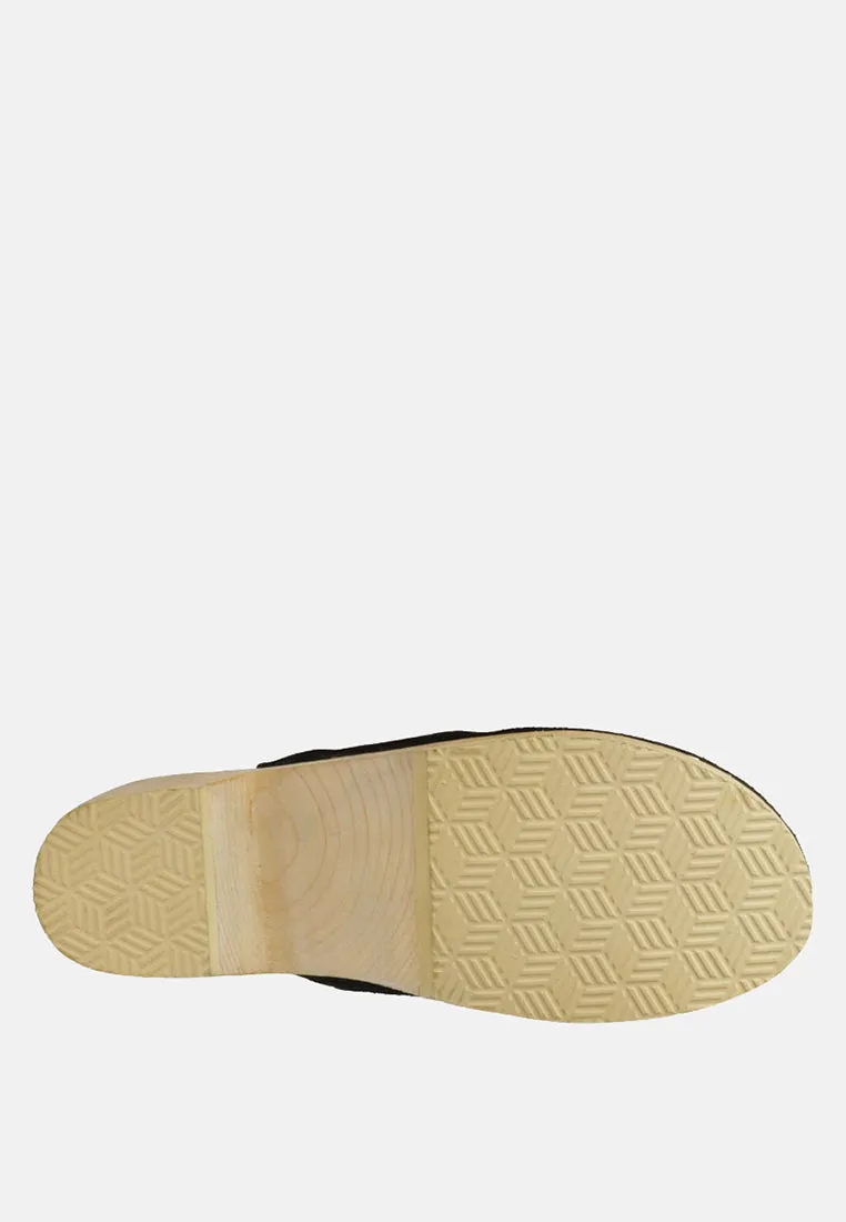 Darcie Suede Clogs By Ruw
