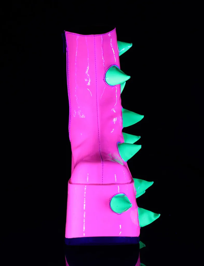 DEMONIA SLAY-77 - UV NEON PINK   GREEN  ✰ PRE ORDER ✰