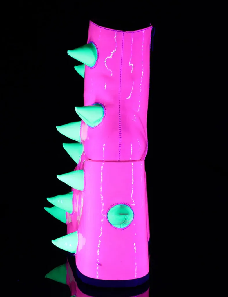 DEMONIA SLAY-77 - UV NEON PINK   GREEN  ✰ PRE ORDER ✰